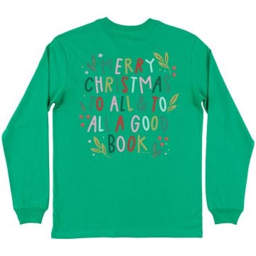 To All A Good Book - Pippi Long-Sleeve Tee - Evergreen
